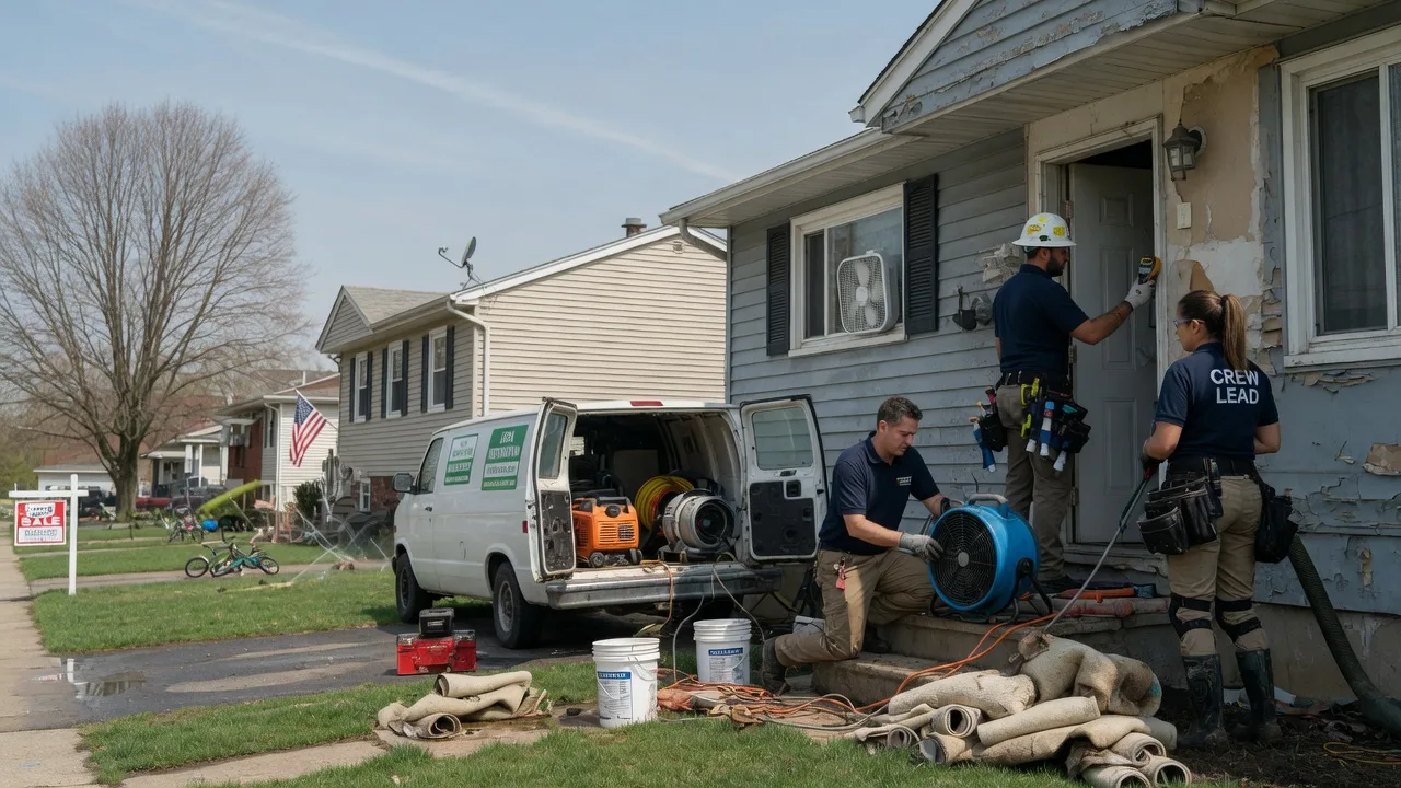 Flood Cleanup in Deanville, TX near me