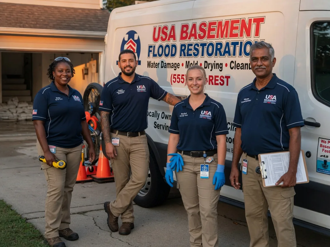 Basement Flood Cleanup company in Deanville, TX