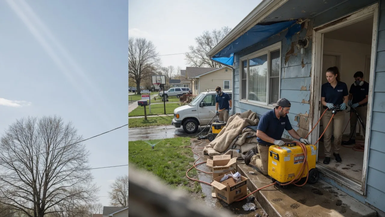 Basement Flood Cleanup in Deanville, TX near me